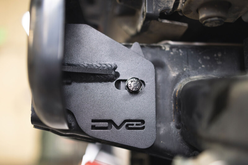 Ford Bronco Raptor Front Bumper Reinforcement Brackets - DV8 Offroad - Frame Horn Reinforcement - Black - `21-`25